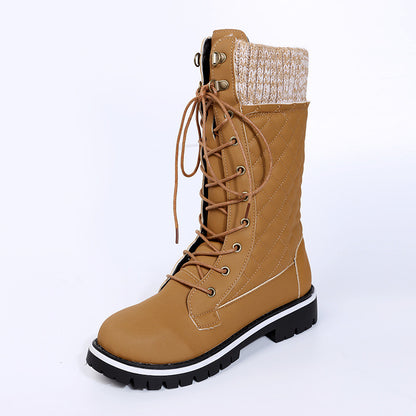 Damen Modische Winterstiefel mit warmem Futter und robustem Profil Stalluxe