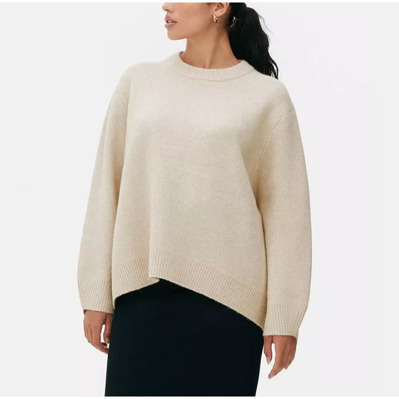 Damen Strickpullover mit lässigem Schnitt und Rundhalsausschnitt Stalluxe