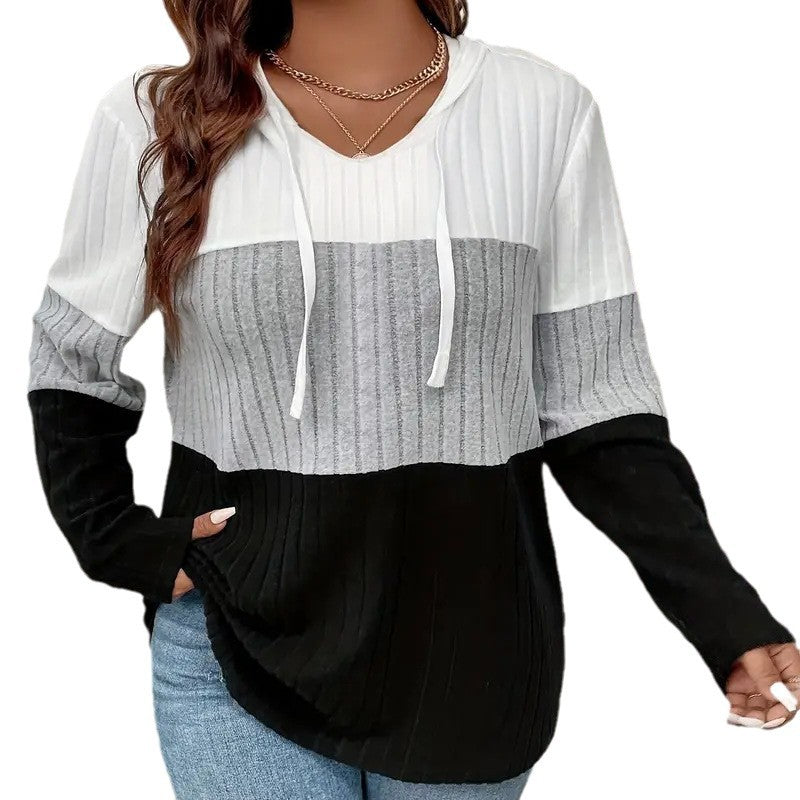 Damen Kapuzenpullover mit strukturiertem Farbschema und lässiger Passform Stalluxe