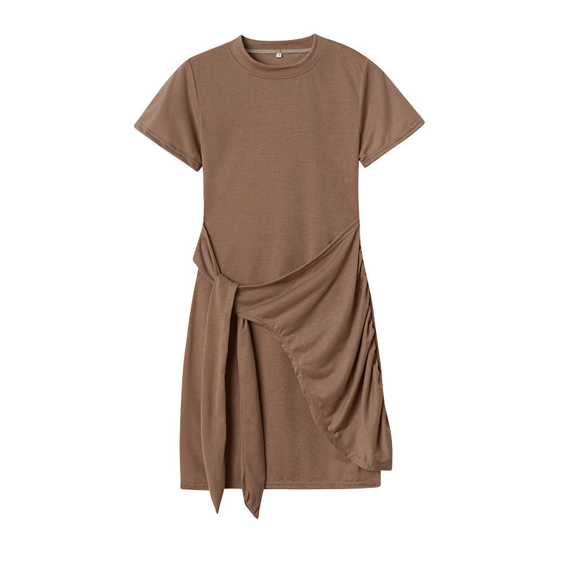 Damen Sommerliches Wickelkleid mit verspieltem Design und dekorativem Taillengürtel Stalluxe