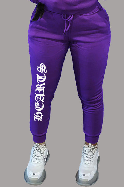 Damen bequeme Sweatpants mit seitlichem Schriftzug Stalluxe