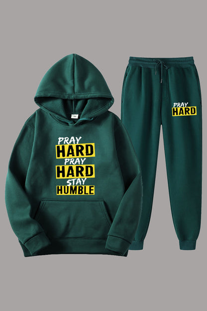 Damen lässiges Hoodie und Jogginghose Set mit kreativem Grafikdesign Stalluxe