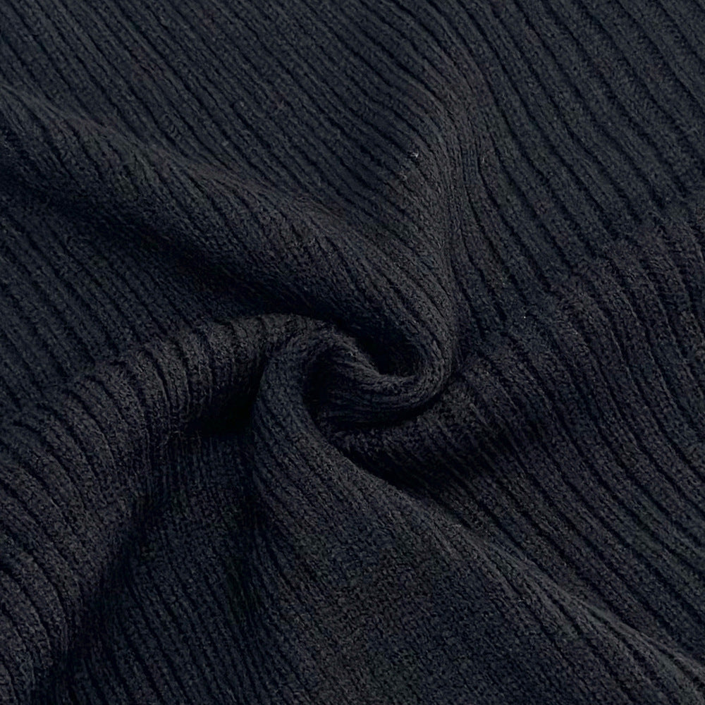 Damen lässiges Strickkleid mit Ribstruktur und weitem Schnitt Stalluxe