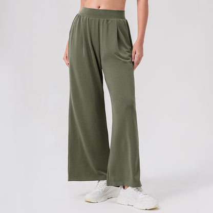 Damen Bequeme, weite Sporthose mit seitlichen Taschen Stalluxe