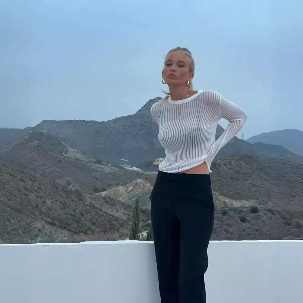 Damen Longsleeve Oberteil Stalluxe