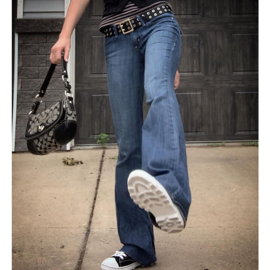 Damen Flared Jeans im Vintage-Stil Stalluxe