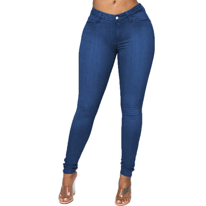 Damen High-Waist Skinny Jeans Stalluxe