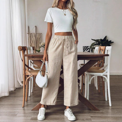 Damen weite Strickhose Stalluxe