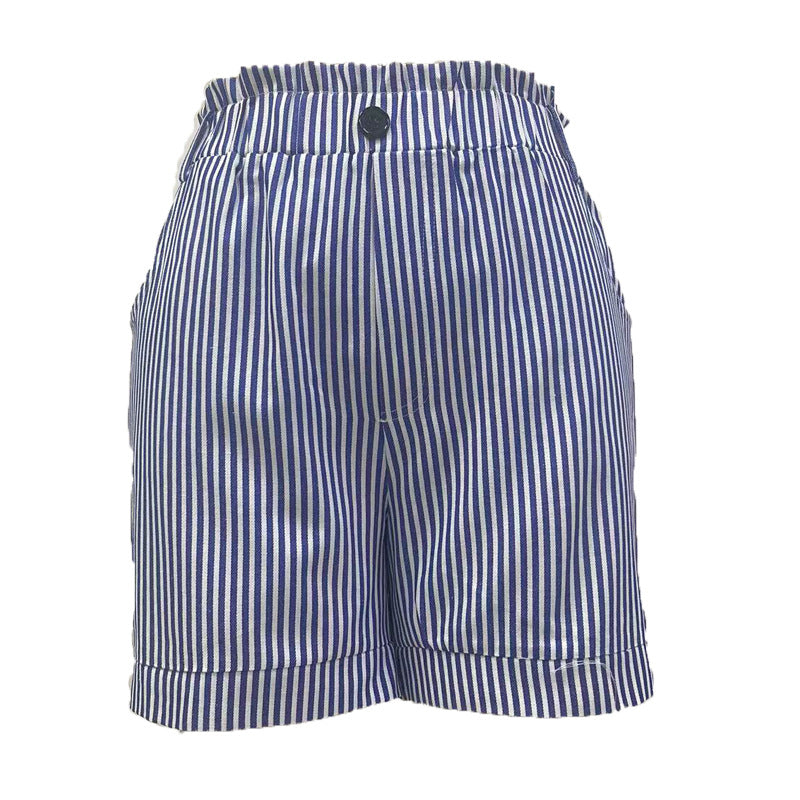 Damen elegante Streifen-Shorts Stalluxe