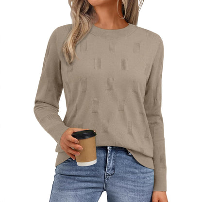 Damen Strickpullover mit strukturiertem Muster Stalluxe