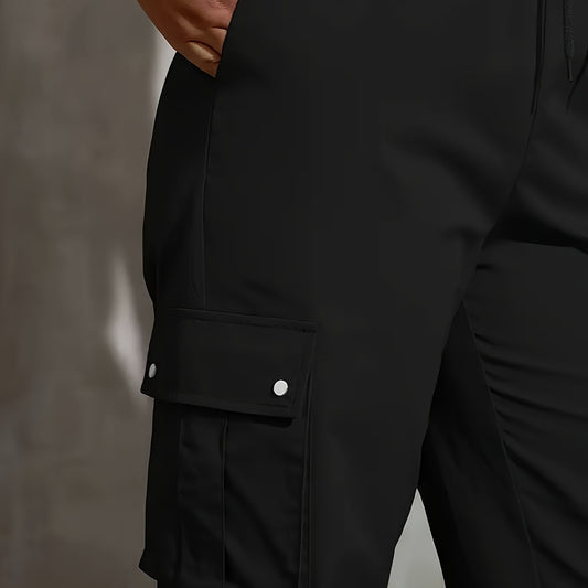 Damen Cargo-Hose mit elastischem Bund und praktischen Seitentaschen Stalluxe