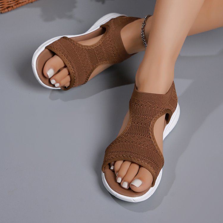 Damen bequeme Freizeit-Sandalen Stalluxe