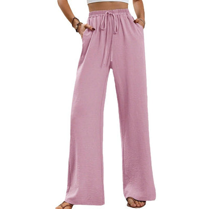 Damen Weite Freizeit-Hose mit elastischem Bund und praktischen Taschen Stalluxe