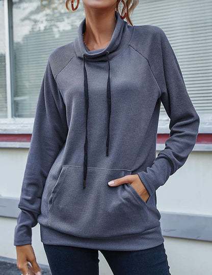Damen modischer Kapuzensweater mit praktischen Taschen und ergonomischem Schnitt Stalluxe