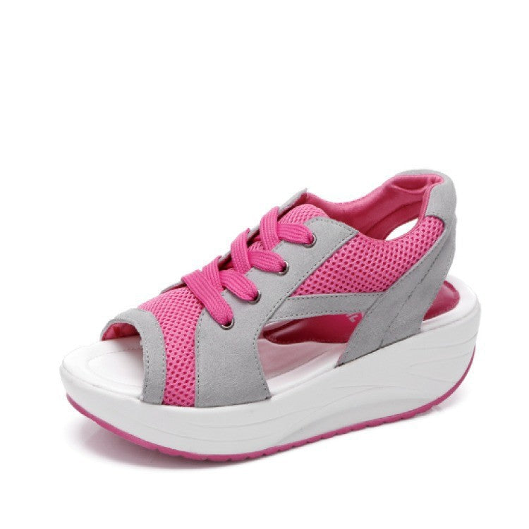 Damen Bequeme und stylische Sandalen mit Keilabsatz Stalluxe