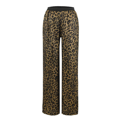 Damen elegante Leoparden-Hose Stalluxe