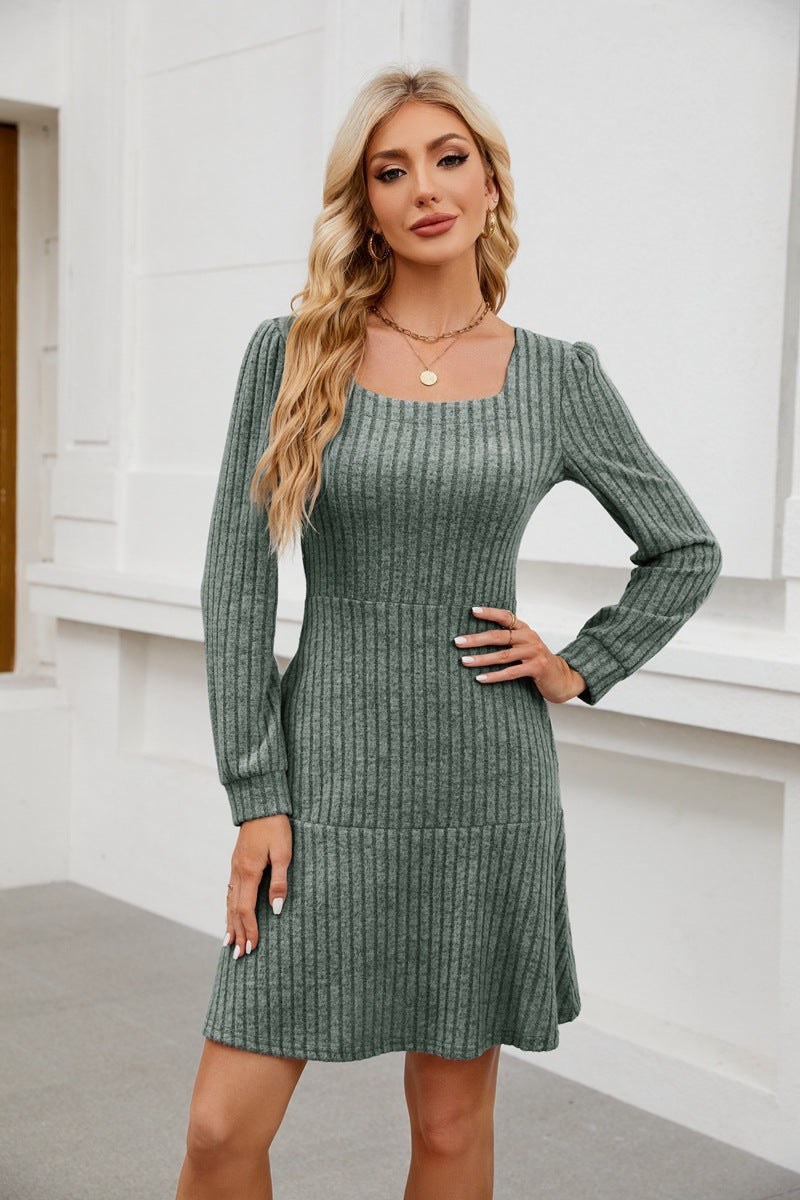 Damen gestricktes Midikleid Stalluxe