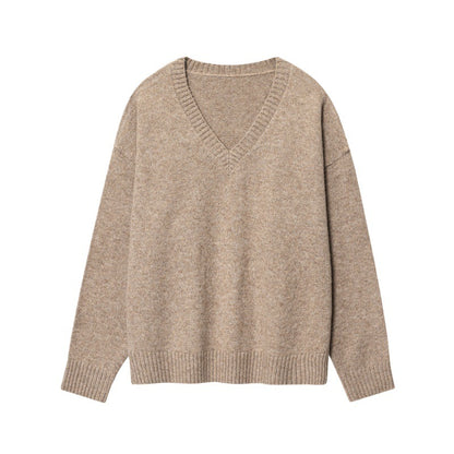 Damen V-Ausschnitt Pullover Stalluxe
