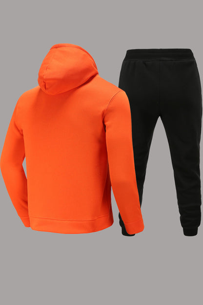 Damen Freizeit Hoodie- und Jogginghose Set mit kreativem Statementdruck Stalluxe