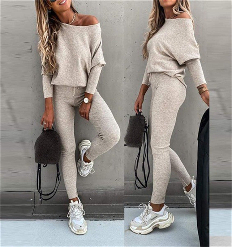 Damen Casual Strickanzug Stalluxe