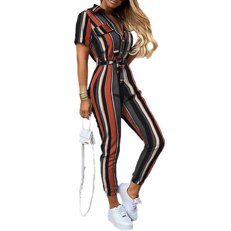Damen Modischer Jumpsuit mit praktischen Taschen und tailliertem Schnitt Stalluxe