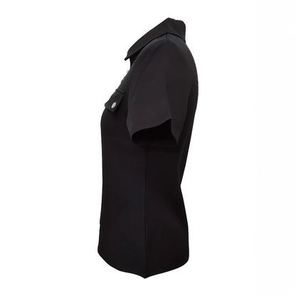 Frauen Zip-Up Utility Shirt Stalluxe