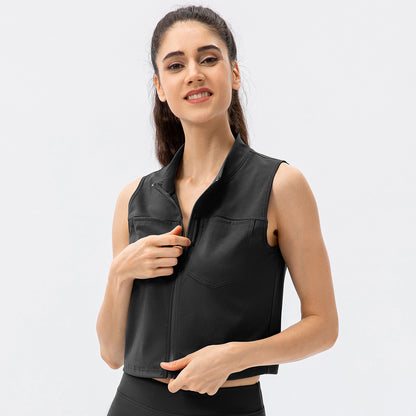 Damen Sportliche Weste mit Funktionalität und modischem Schnitt Stalluxe