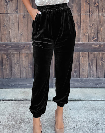 Damen samtig weiche Freizeithose Stalluxe