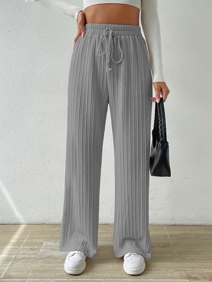 Damen Bequeme Stoffhose mit strukturierter Oberfläche Stalluxe