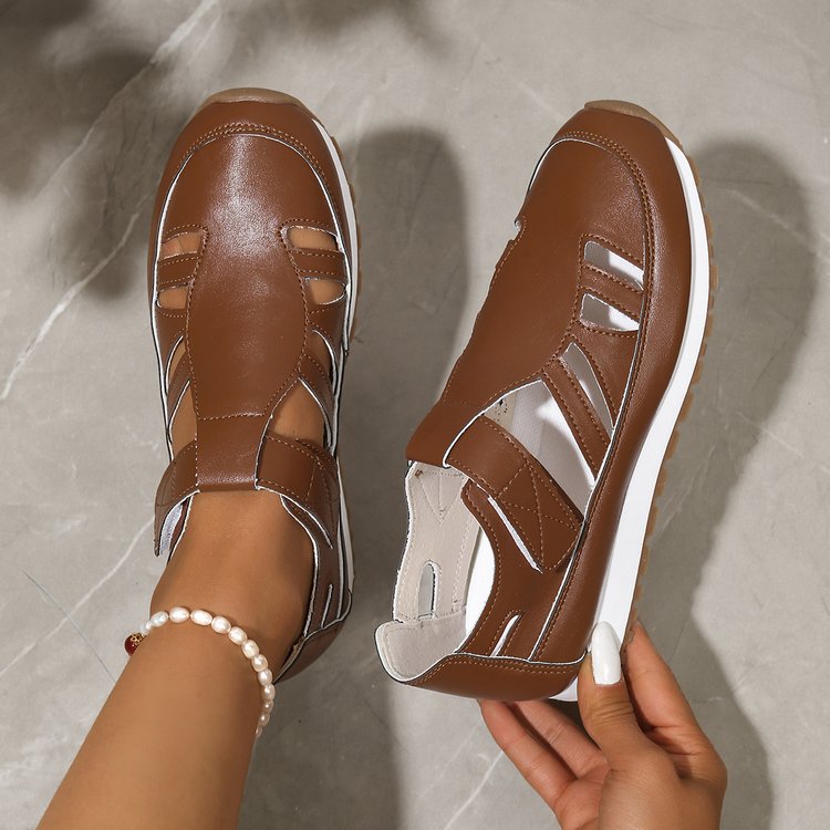 Damen bequeme Sandalen mit ergonomischem Riemendesign und atmungsaktiver Oberflächentechnologie Stalluxe