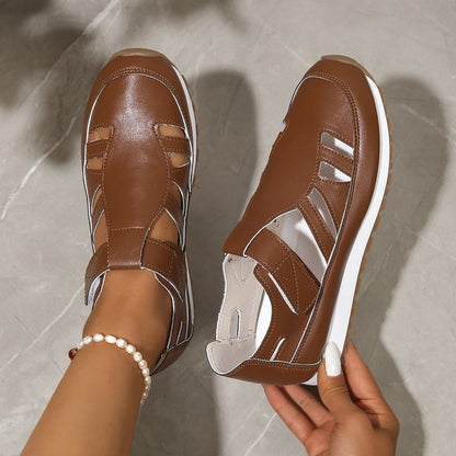 Damen bequeme Sandalen mit ergonomischem Riemendesign und atmungsaktiver Oberflächentechnologie Stalluxe