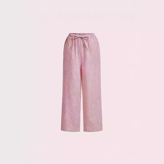 Damen lässige Sommerhose mit seitlichen Taschen und elastischem Bund Stalluxe