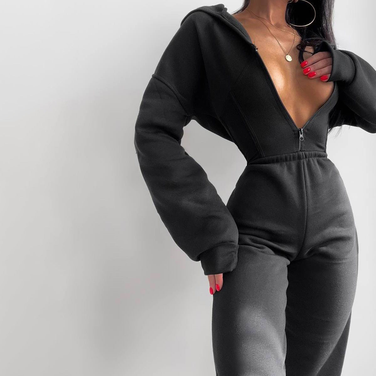 Damen Body mit eleganten Volantärmel Stalluxe