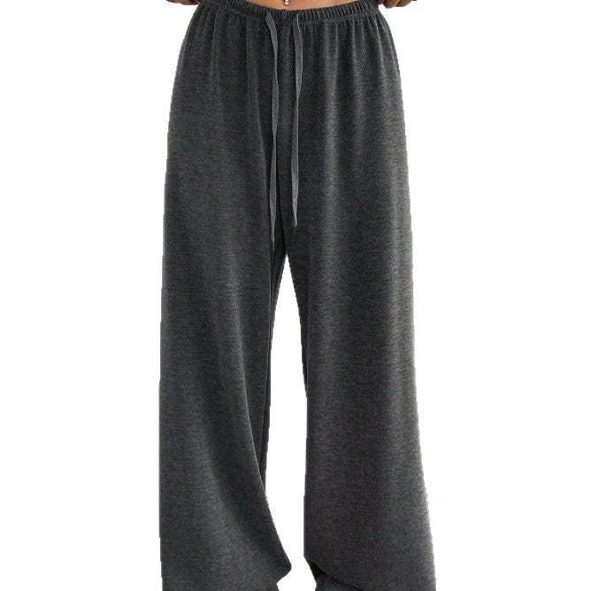 Damen Bequeme und lässige Freizeithose mit hohem Bund und weitem Schnitt Stalluxe