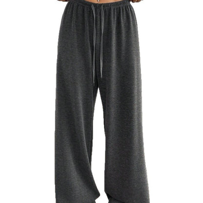 Damen Bequeme und lässige Freizeithose mit hohem Bund und weitem Schnitt Stalluxe