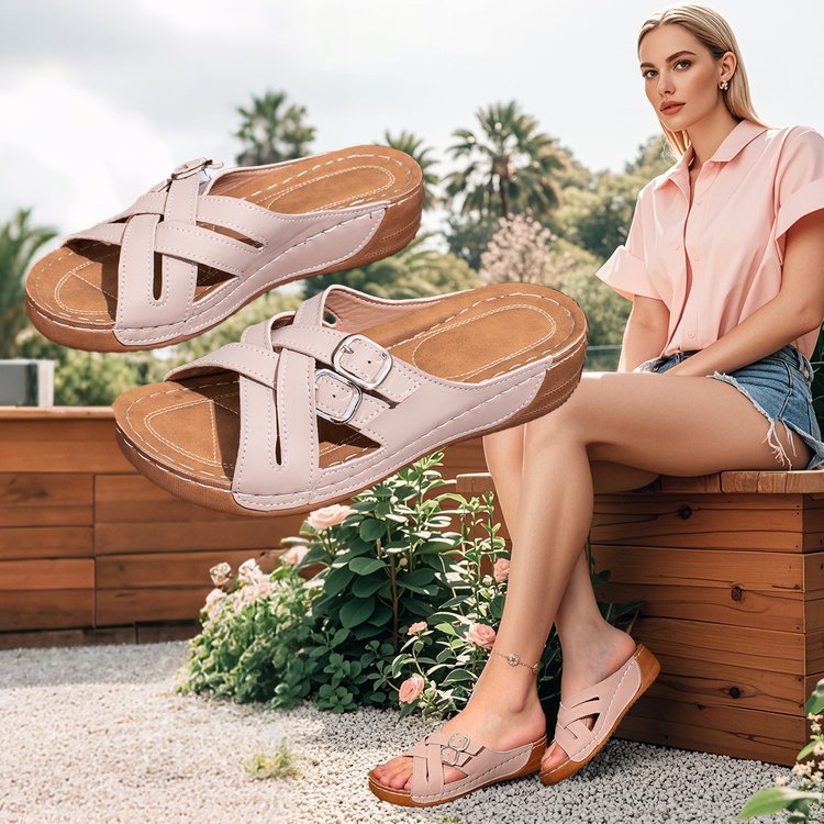 Damen Clogs mit komfortablem Fußbett und verstellbaren Riemen Stalluxe