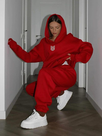 Damen lässiger Cropped Hoodie mit weitem Schnitt und entspannter Passform Stalluxe