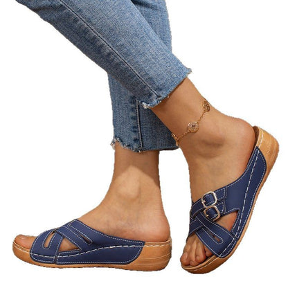 Damen Clogs mit komfortablem Fußbett und verstellbaren Riemen Stalluxe
