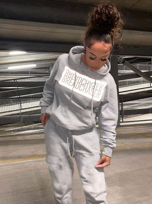 Damen Sportliches Freizeit-Sweatshirt und Jogginghose Set mit praktischem Kängurutaschen-Design Stalluxe