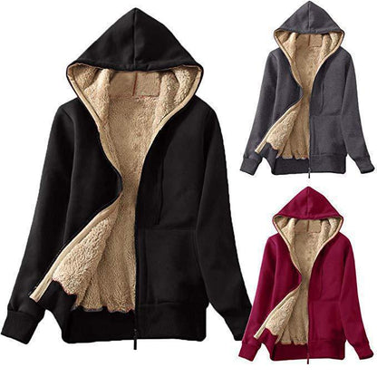 Damen Kuschelige Fleecejacke mit hohem Kragen und praktischem Reißverschluss Stalluxe