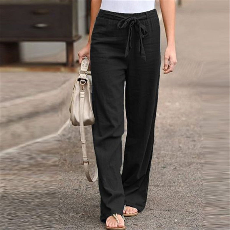 Damen Leichte und lockere Sommerhose Stalluxe