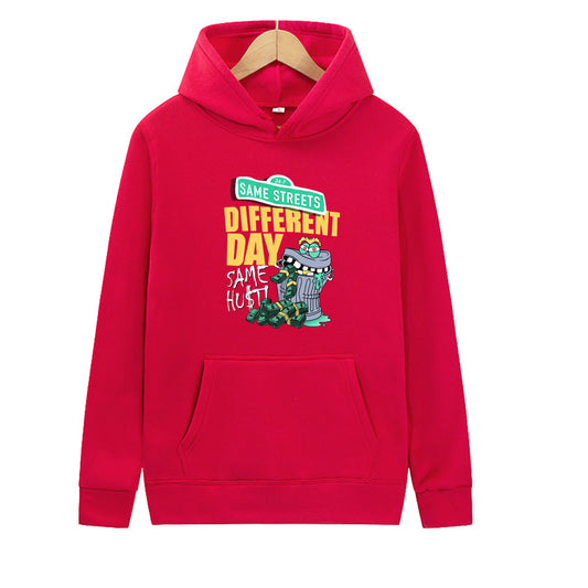 Damen Kapuzenpullover mit kreativem Print Stalluxe