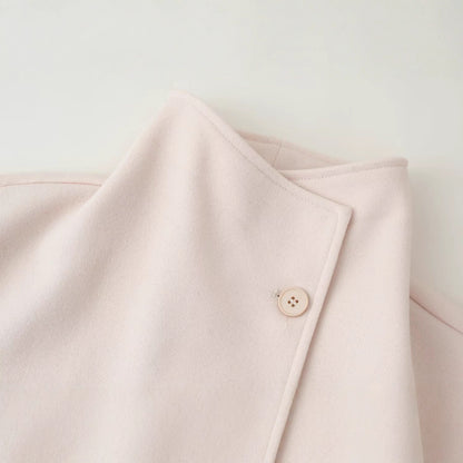 Damen modische Wolljacke mit doppelter Knopfleiste Stalluxe