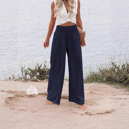 Damen Elegante und luftige Palazzohose Stalluxe