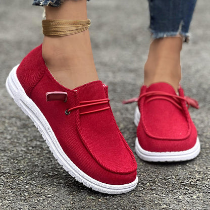 Damen Slip-On Freizeitschuhe mit rutschfester Sohle und atmungsaktivem Obermaterial Stalluxe