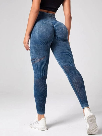 Damen Sculpting Leggings mit hohem Bund und innovativer Textur Stalluxe