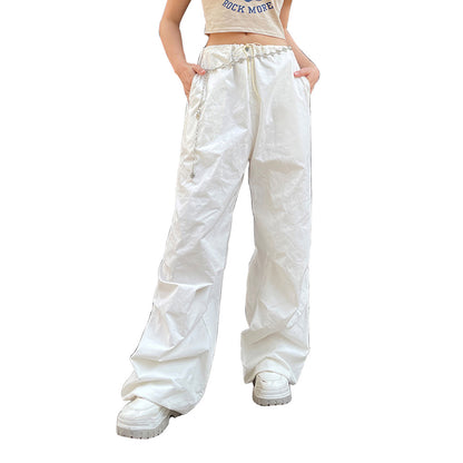 Damen weite Cargo-Hose mit praktischen Taschen Stalluxe