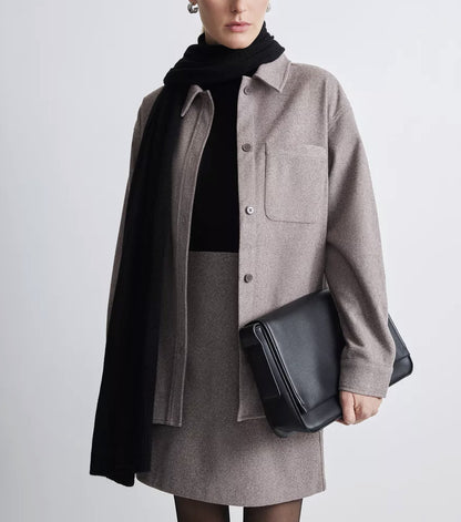 Damen zeitlose Mehrzweck-Jacke aus hochwertigem Twill-Wollmix Stalluxe
