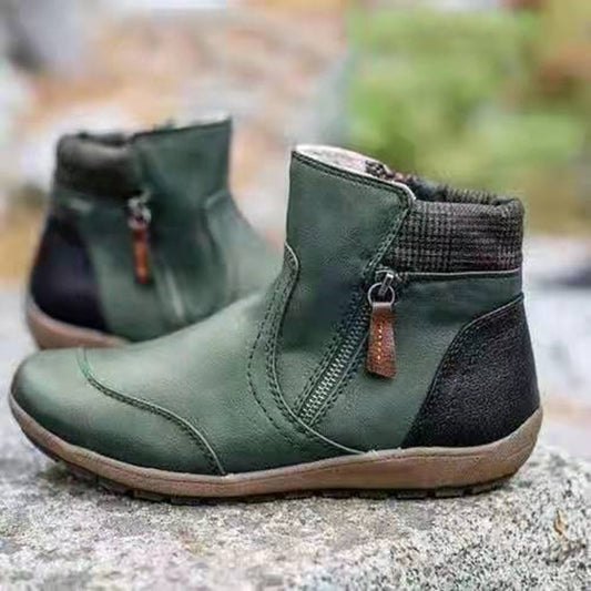 Damen City Boots aus wasserdichtem Leder mit warmer Fütterung Stalluxe
