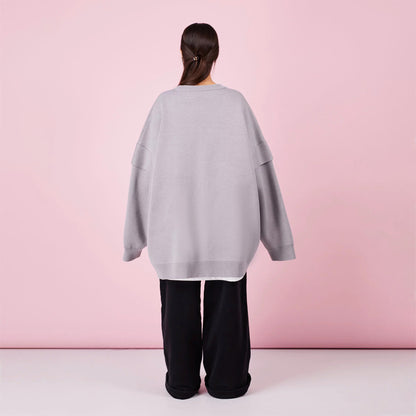 Damen Sweatshirt mit kreativem Entenmotiv und lässigem Schnitt Stalluxe